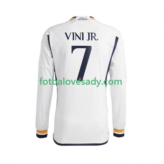 Real Madrid Vinicius Junior 7 Muži Fotbalový dres Domácí 2023-2024 Dlouhý rukáv