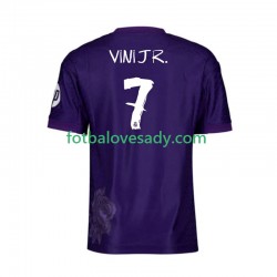 Real Madrid Nachový Vinicius Junior 7 Y-3 Muži Fotbalový dres Čtvrtý 2023-2024 Krátký rukáv
