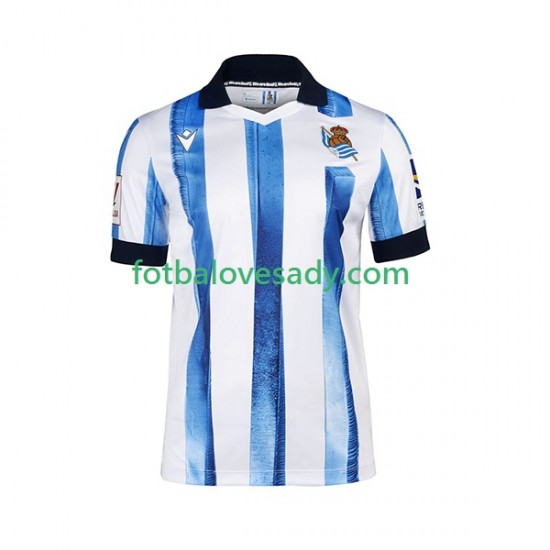 Real Sociedad Muži Fotbalový dres Domácí 2023-2024 Krátký rukáv