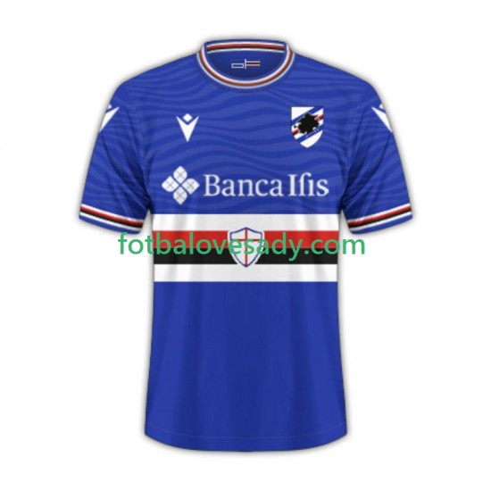 Sampdoria Muži Fotbalový dres Domácí 2023-2024 Krátký rukáv