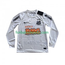 Santos FC Retro Neymar JR 11 2011-2012 Muži Fotbalový dres Domácí Dlouhý rukáv