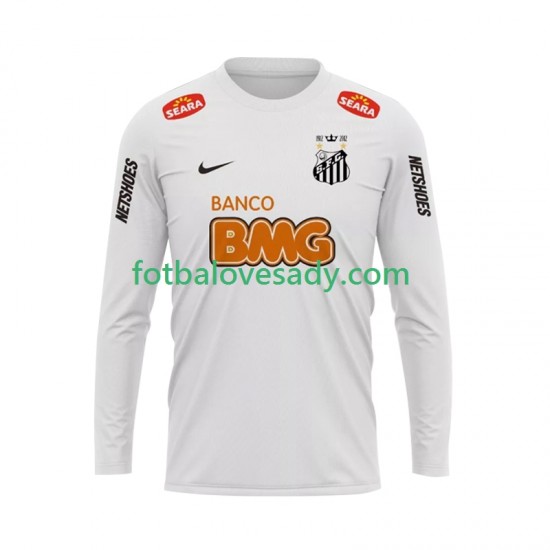 Santos FC Retro 2011-2012 Muži Fotbalový dres Domácí Dlouhý rukáv