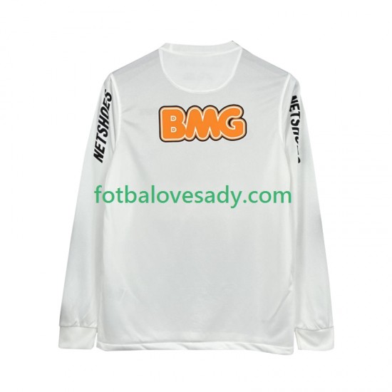 Santos FC Retro 2011-2012 Muži Fotbalový dres Domácí Dlouhý rukáv