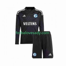 Schalke 04 Brankář Děti Fotbalový dres Venkovní 2023-2024 Dlouhý rukáv