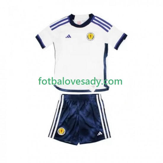 Schottland 2022 Děti Fotbalový dres Venkovní Krátký rukáv