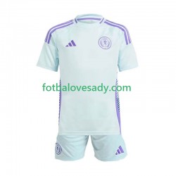 Skotsko Děti Fotbalový dres Venkovní Euro 2024 Krátký rukáv