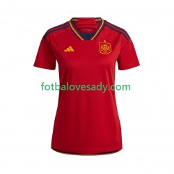 Španělsko Ženy Fotbalový dres Domácí Mistrovství světa 2022 Krátký rukáv