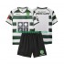 Sporting CP Retro 2001 2003 Děti Fotbalový dres Domácí Krátký rukáv