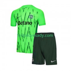Sporting CP Děti Fotbalový dres Třetí 2024-2025 Krátký rukáv