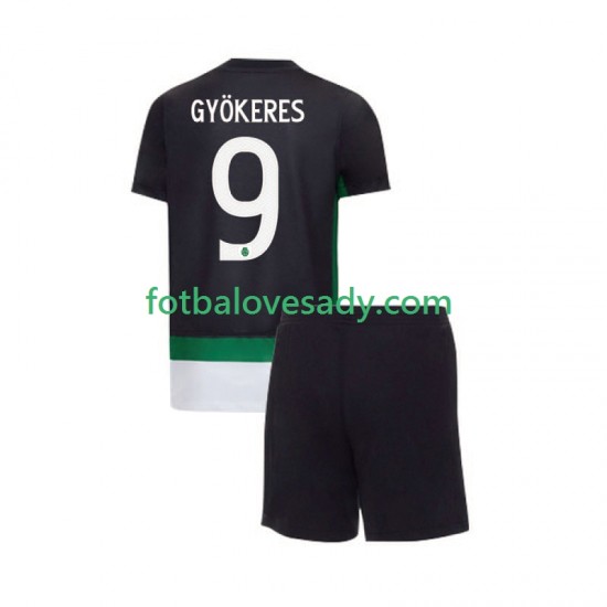 Sporting CP Gyokeres 9 Děti Fotbalový dres Domácí 2024-2025 Krátký rukáv
