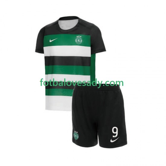 Sporting CP Gyokeres 9 Děti Fotbalový dres Domácí 2024-2025 Krátký rukáv