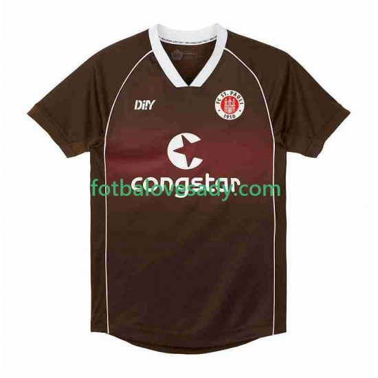 St Pauli Muži Fotbalový dres Domácí 2023-2024 Krátký rukáv