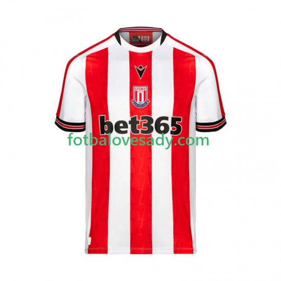 Stoke City Muži Fotbalový dres Domácí 2024-2025 Krátký rukáv