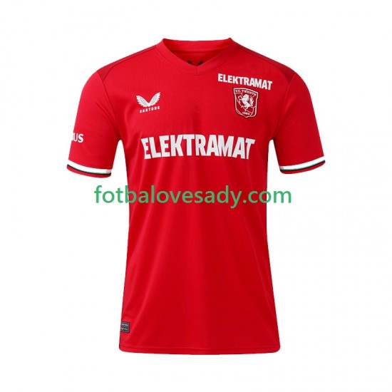Twente Muži Fotbalový dres Domácí 2024-2025 Krátký rukáv