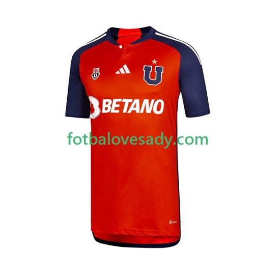 Universidad de Chile 2023 Muži Fotbalový dres Venkovní Krátký rukáv