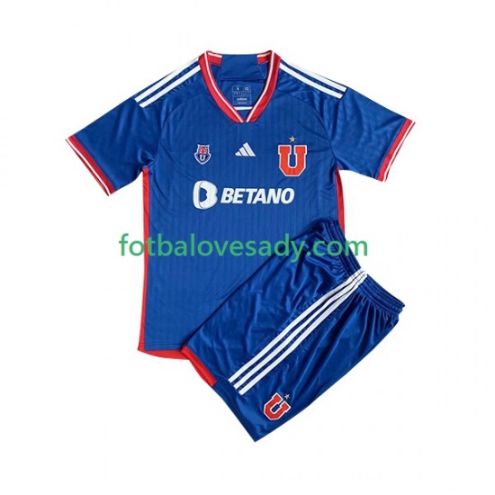 Universidad de Chile 2023 Děti Fotbalový dres Domácí Krátký rukáv
