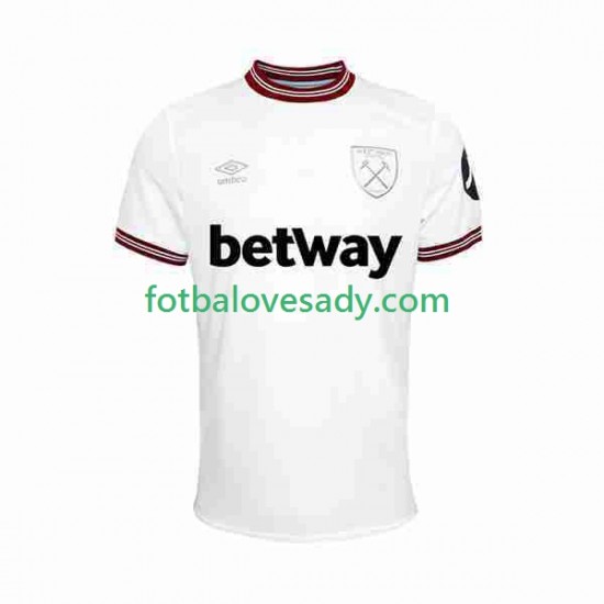 West Ham United Muži Fotbalový dres Venkovní 2023-2024 Krátký rukáv