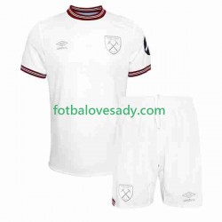 West Ham United Děti Fotbalový dres Venkovní 2023-2024 Krátký rukáv