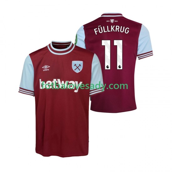 West Ham United FULLKRUG 11 Muži Fotbalový dres Domácí 2024-2025 Krátký rukáv
