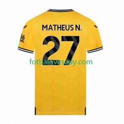Wolverhampton Wanderers Matheus Nunes 27 Muži Fotbalový dres Domácí 2023-2024 Krátký rukáv