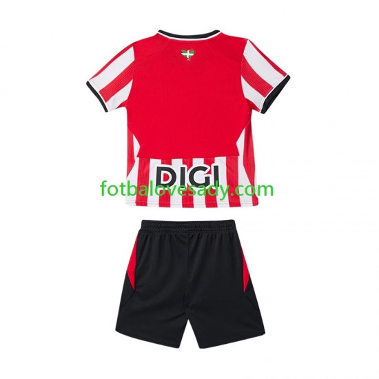 Athletic Bilbao Děti Fotbalový dres Domácí 2026-2027 Krátký rukáv