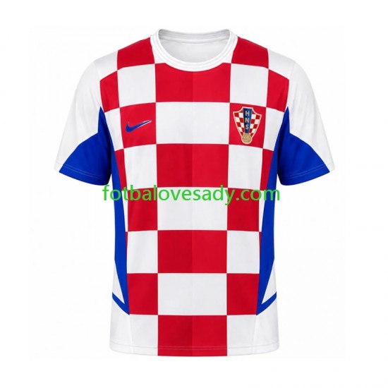 Chorvatsko Retro 2002 Muži Fotbalový dres Domácí Krátký rukáv