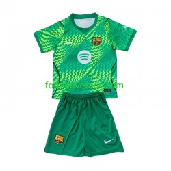 FC Barcelona Brankář Děti Fotbalový dres Domácí 2026-2027 Krátký rukáv
