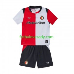 Feyenoord Rotterdam Děti Fotbalový dres Domácí 2026-2027 Krátký rukáv