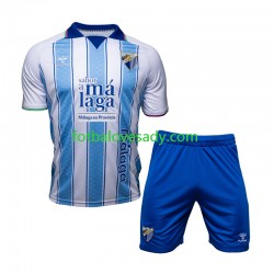 Málaga CF Děti Fotbalový dres Domácí 2026-2027 Krátký rukáv