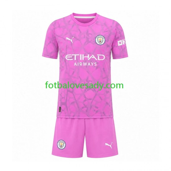 Manchester City Brankář Děti Fotbalový dres Venkovní 2026-2027 Krátký rukáv