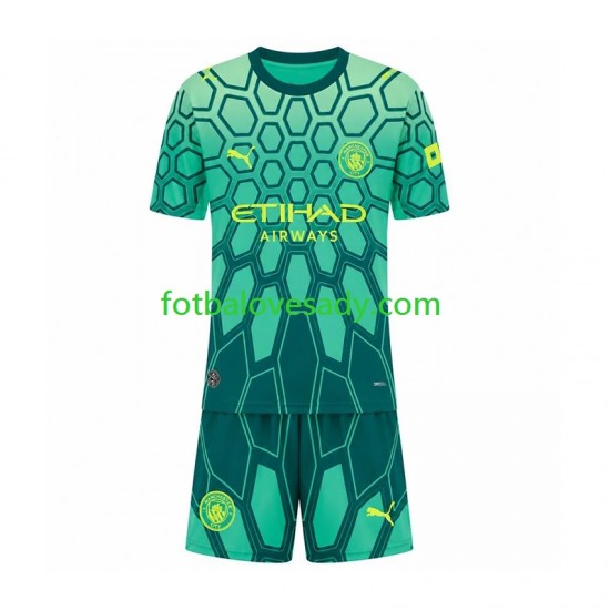 Manchester City Brankář Děti Fotbalový dres Domácí 2026-2027 Krátký rukáv