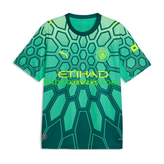 Manchester City Brankář Muži Fotbalový dres Domácí 2026-2027 Krátký rukáv