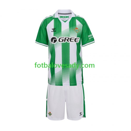 Real Betis Děti Fotbalový dres Domácí 2026-2027 Krátký rukáv