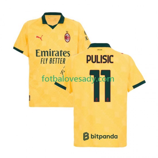 AC Milán Christian Pulisic 11 Muži Fotbalový dres Třetí 2025-2026 Krátký rukáv