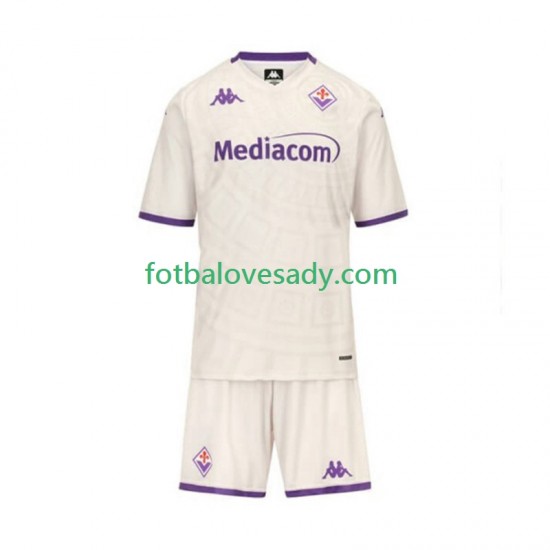 ACF Fiorentina Děti Fotbalový dres Venkovní 2025-2026 Krátký rukáv
