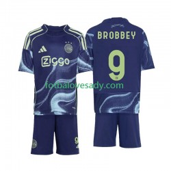 AFC Ajax Brian Brobbey 9 Děti Fotbalový dres Venkovní 2025-2026 Krátký rukáv