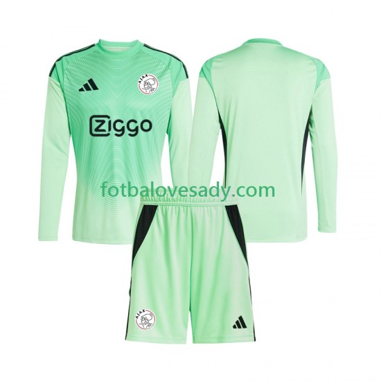AFC Ajax Brankář Děti Fotbalový dres Domácí 2025-2026 Dlouhý rukáv