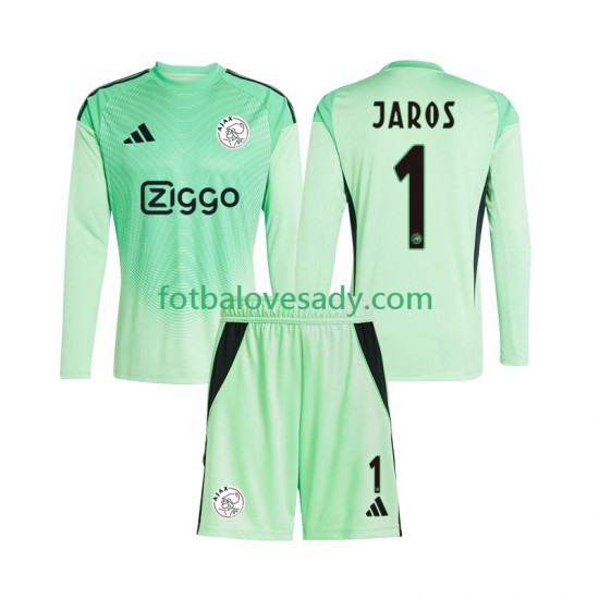 AFC Ajax Brankář Vitezslav Jaros 1 Děti Fotbalový dres Domácí 2025-2026 Dlouhý rukáv