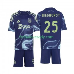AFC Ajax Wout Weghorst 25 Děti Fotbalový dres Venkovní 2025-2026 Krátký rukáv