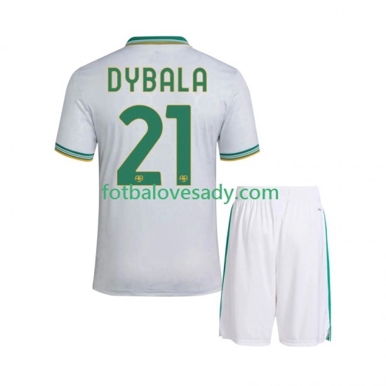 AS Řím Dybala 21 Děti Fotbalový dres Třetí 2025-2026 Krátký rukáv