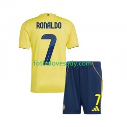 Al-Nassr Cristiano Ronaldo 7 Děti Fotbalový dres Domácí 2025-2026 Krátký rukáv