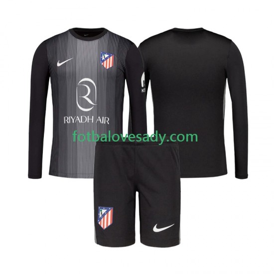 Atlético Madrid Brankář Děti Fotbalový dres Venkovní 2025-2026 Dlouhý rukáv
