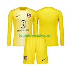 Atlético Madrid Brankář Děti Fotbalový dres Domácí 2025-2026 Dlouhý rukáv