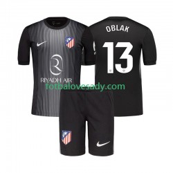 Atlético Madrid Brankář Jan Oblak 13 Děti Fotbalový dres Venkovní 2025-2026 Krátký rukáv