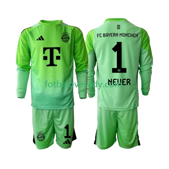FC Bayern Mnichov Brankář Neuer 1 Děti Fotbalový dres Domácí 2025-2026 Dlouhý rukáv
