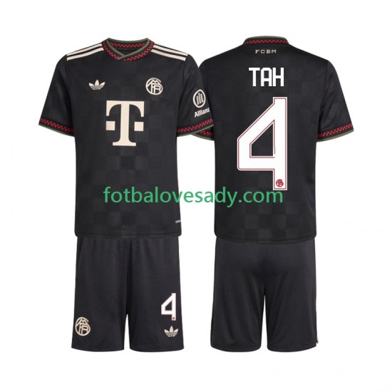 FC Bayern Mnichov Jonathan Tah 4 Děti Fotbalový dres Třetí 2025-2026 Krátký rukáv