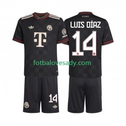 FC Bayern Mnichov Luis Diaz 14 Děti Fotbalový dres Třetí 2025-2026 Krátký rukáv