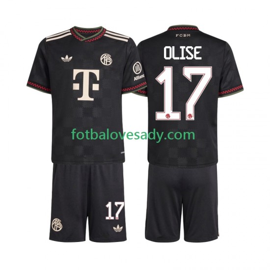 FC Bayern Mnichov Michael Olise 17 Děti Fotbalový dres Třetí 2025-2026 Krátký rukáv