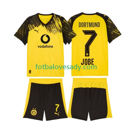 Borussia Dortmund Jobe Bellingham 7 Děti Fotbalový dres Domácí 2025-2026 Krátký rukáv