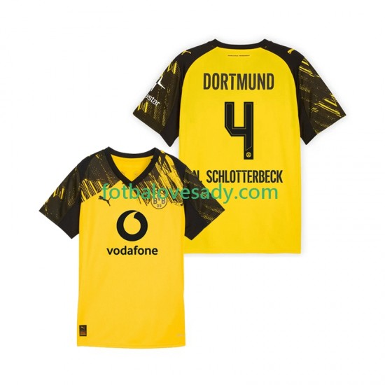 Borussia Dortmund Nico Schlotterbeck 4 Muži Fotbalový dres Domácí 2025-2026 Krátký rukáv